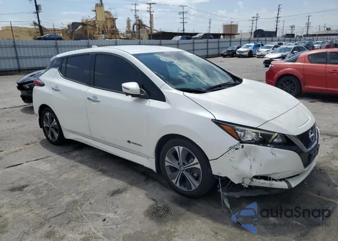 2018 Nissan Leaf S z USA, uszkodzony, nr VIN 1N4AZ1CP7JC308622